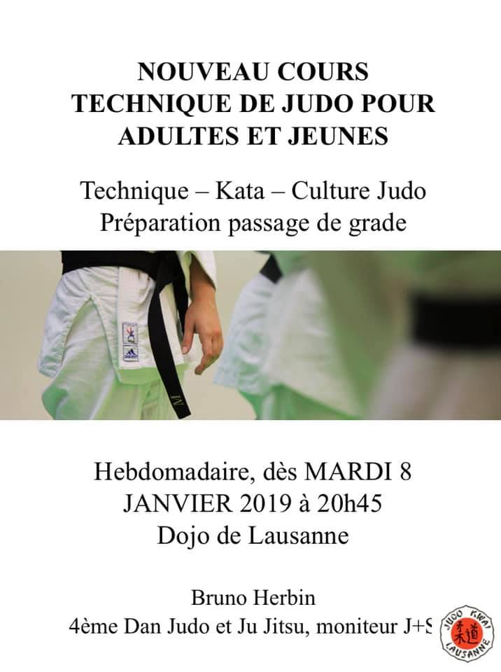 Nouveau cours technique Judo