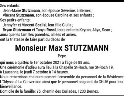 Sayonara Max Stutzmann!