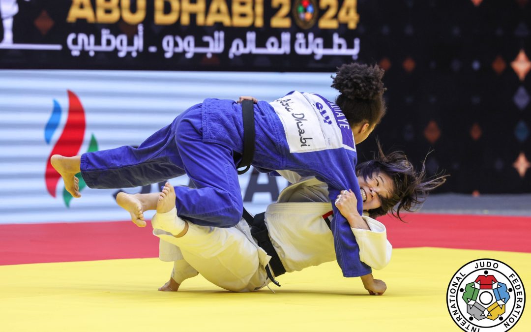 Championnats du monde de judo à Abu Dhabi: une superbe 7ème place pour Binta et des points précieux pour Paris!